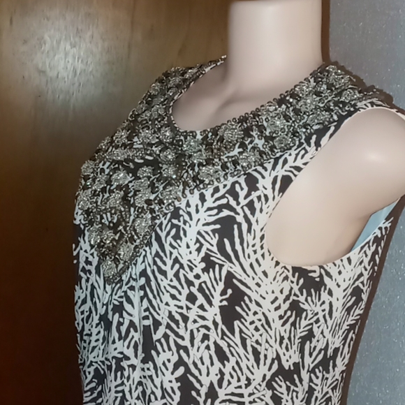 🌈HP🌼Tory Burch beaded coral reef shift dress - Picture 4 of 13